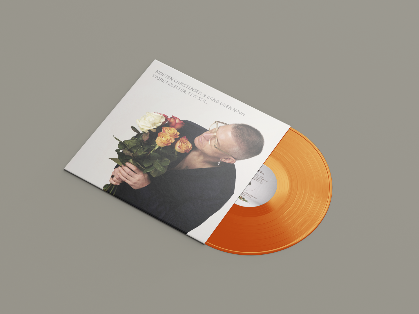 Morten Christensen & Band Uden Navn - Store Følelser. Frit Spil. LP