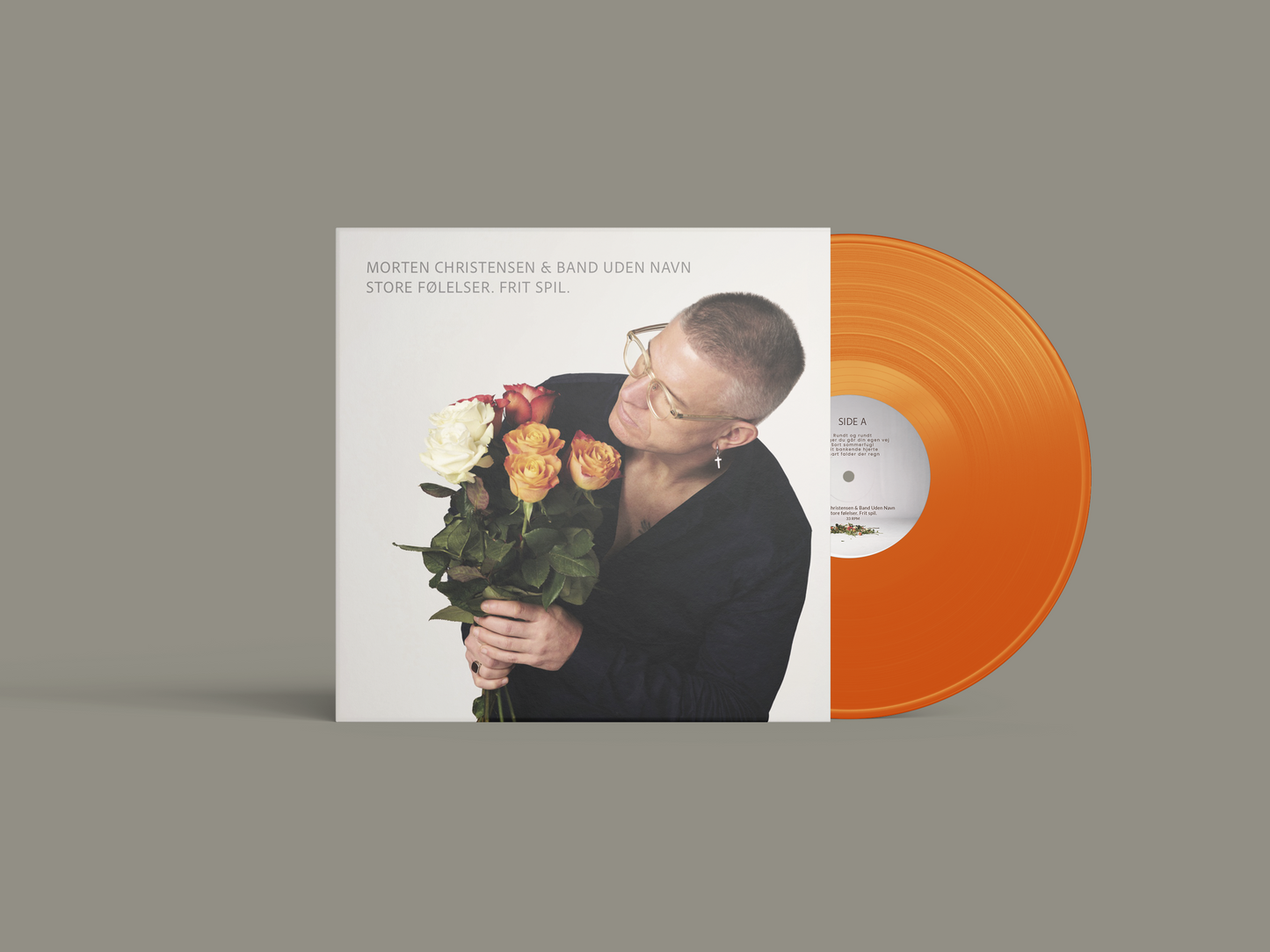 Morten Christensen & Band Uden Navn - Store Følelser. Frit Spil. LP