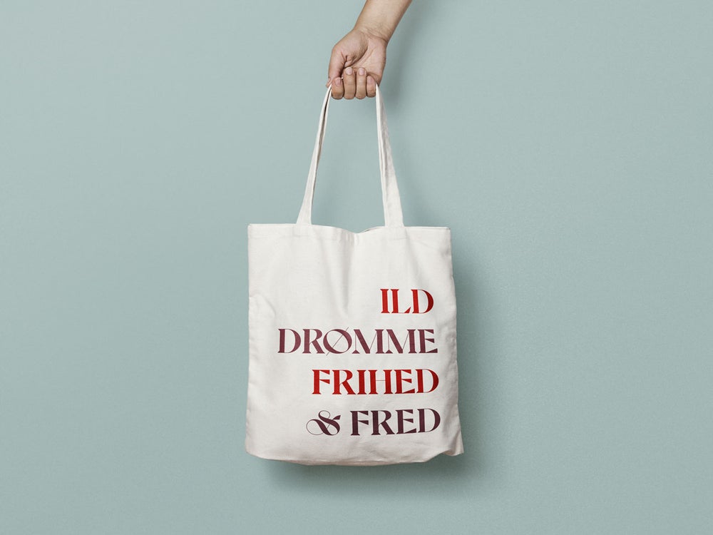 Tomas Høffding - Ild, Drømme, Frihed & Fred Tote Bag